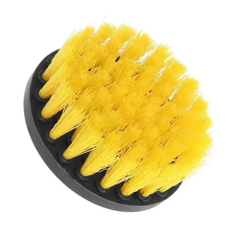 2/3.5/4/5'' Electric Scrubber Brush Drill Brush Kit Plastic round Cleaning Brush Tool for Carpet Glass Car Tires Nylon Brushes