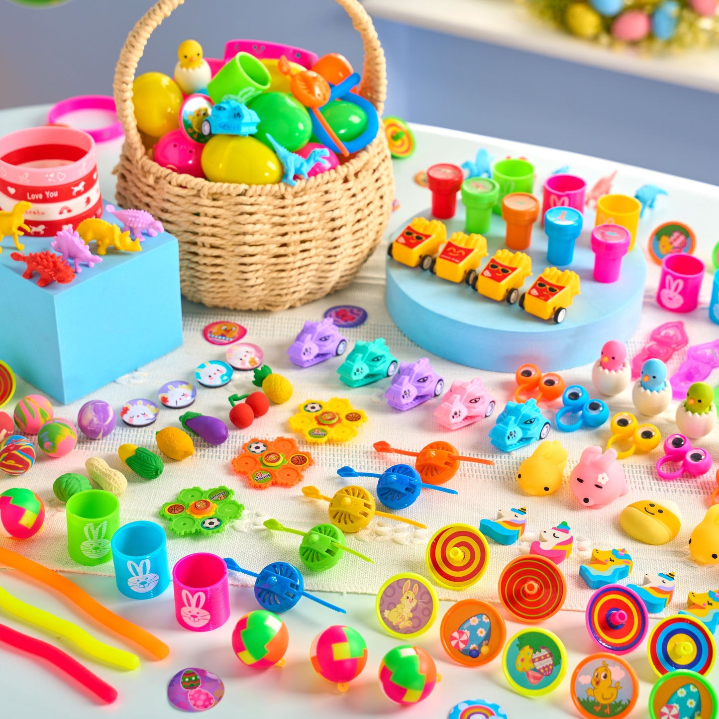 160 Packs Prefilled Easter Eggs with Assorted Toys,Easter Egg Bulk for Kids,Easter Eggs Hunt Events,Basket Stuffers Fillers,Classroom Prize Supplies